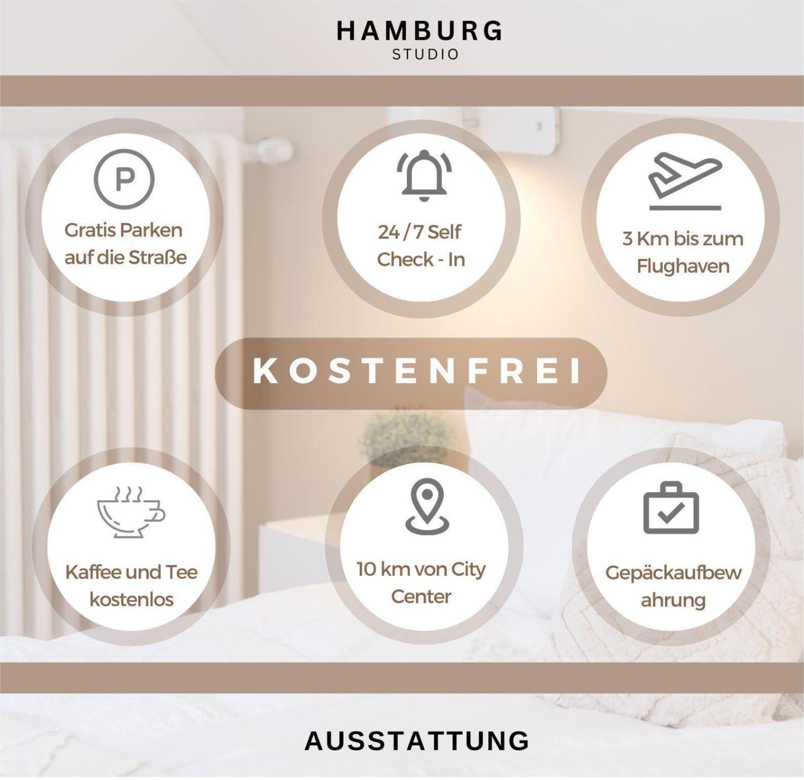 Hamburg Studio Fuer Bis Zu 4 Personen Bagian luar foto